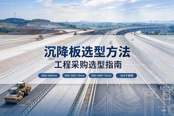 平坝沉降板选择方法