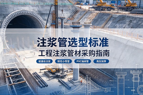 平坝注浆管选型标准