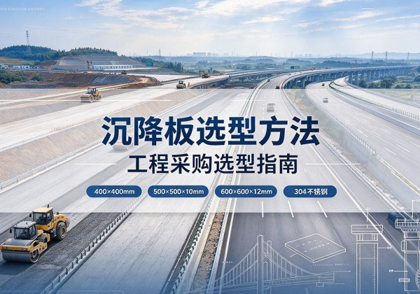 平坝沉降板选择方法