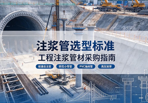 平坝注浆管选型标准